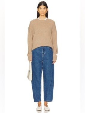 My Favorite Daughter The Nikki Mid Rise Barrel Jeans in Los Angeles NWT  $218